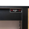 Regał na pieczywo półki drewniane Mega-M H-212 cm L-87 cm G-62 cm Dąb Barokowy Złoty K535 N