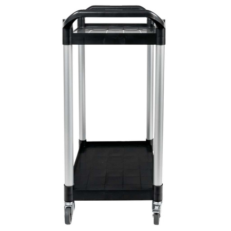 Wózek gastronomiczny kelnerski 80x40x95 cm Mega-M 2 półki tworzywo sztuczne