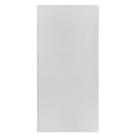 Szafa biurowa metalowa na dokumenty Mega-M WENUS przeszklone drzwi 2 szuflady S-90 cm G-40 cm H-185 cm szara