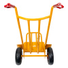 Wózek młynarka wklęsły z rozkładną platformą Mega-M (MTP003451) 200kg żółty karton N