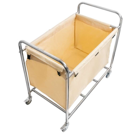 Wózek hotelowy na pranie Mega-M 88x54x89 cm beżowy