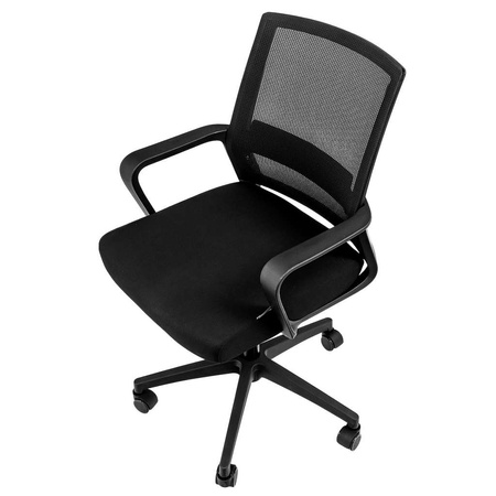 Fotel biurowy obrotowy FURVERO Basic czarny