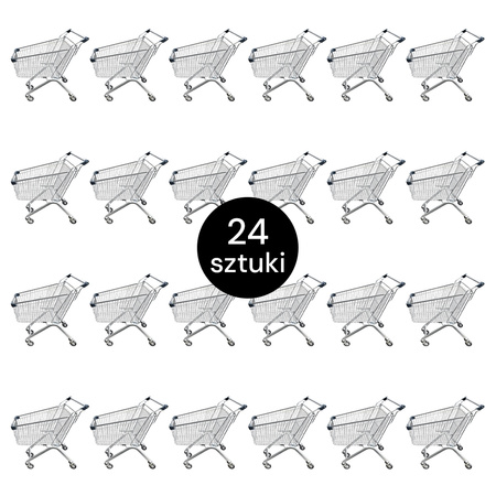 Wózek sklepowy Mega-M Y 95l S-53 cm (24 szt.) N