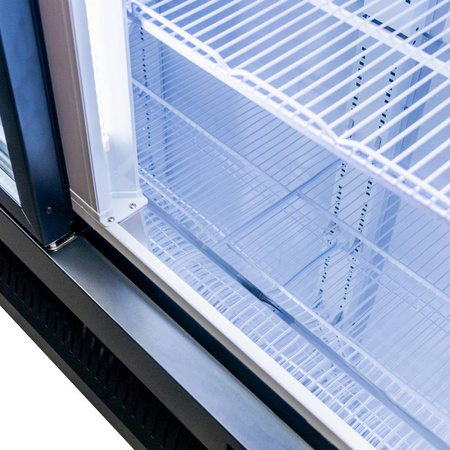 Witryna chłodnicza 3-drzwiowa 1664L Mega-M DIEGO i188 oświetlenie LED