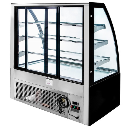 Witryna cukiernicza Mega-M CLARA S120 black