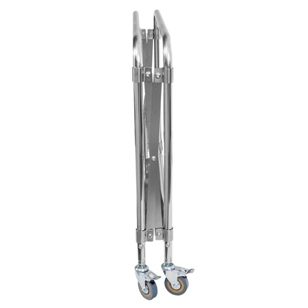 Wózek hotelowy na pranie Mega-M 86x65x80 cm składany niebieski