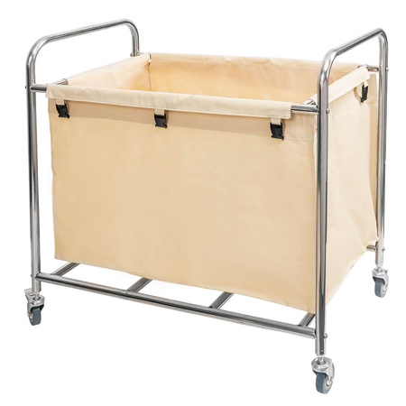 Wózek hotelowy na pranie Mega-M S-88cm G-54 cm H-89 cm beżowy N
