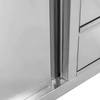 Stół gastronomiczny Mega-M 140x70/2drzwi/3szuflady/1R/ N