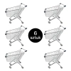 Wózek sklepowy Mega-M YR 95l S-50 cm (6 szt.) N