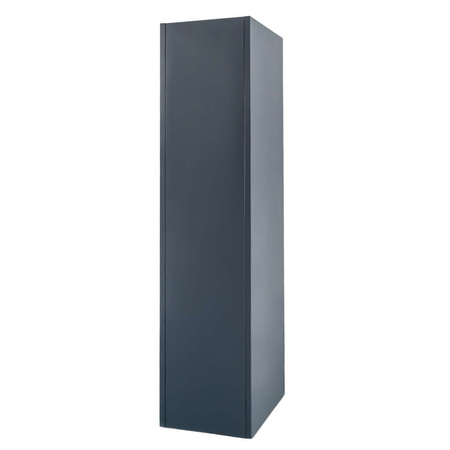 Szafka ubraniowa skrytkowa BHP Mega-M J-80/4 4 drzwiowa szara/ grafitowy front S-80 cm G-50 cm H-180 cm skręcana N