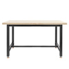 Stół warsztatowy Mega-M S-150 cm x G-75 cm x H-80 cm system 01 grafit N