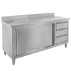 Stół gastronomiczny Mega-M 140x70/2drzwi/3szuflady/1R/ N