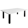 Stół konferencyjny Mega-M H- 76 cm L- 200 cm G- 120 cm biel alpejska N