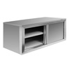 Szafka gastronomiczna wisząca z drzwiami przesuwnymi 150x40x60 cm stal nierdzewna