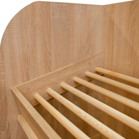 Regał na pieczywo Mega-M H-180 cm L-90 cm G-60 cm dąb sonoma