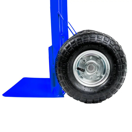 Rozkładany wózek transportowy 2w1 magazynowy młynarka taczkowy Mega-M 250kg niebieski