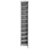 Szafka śniadaniowa BHP Mega-M J-33/10 10 skrytkowa szara S-32,5 cm G-30 cm H-180 cm skręcana N
