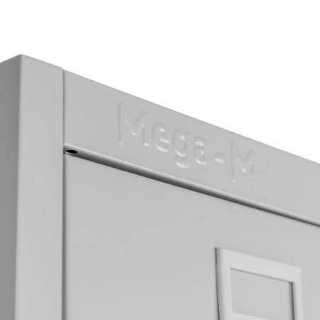 Szafka skrytkowa śniadaniowa BHP Mega-M 10 skrytek 32,5x30x180 cm szara