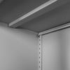 Szafa metalowa na dokumenty Mega-M J-120 szara/ grafitowy front S-120 cm G-40 cm H-185 cm skręcana N