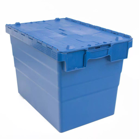 Pojemnik transportowy Mega-M zamykany S-60 cm G-40 cm H-41,6 cm plastikowy niebieski (SPK416) N