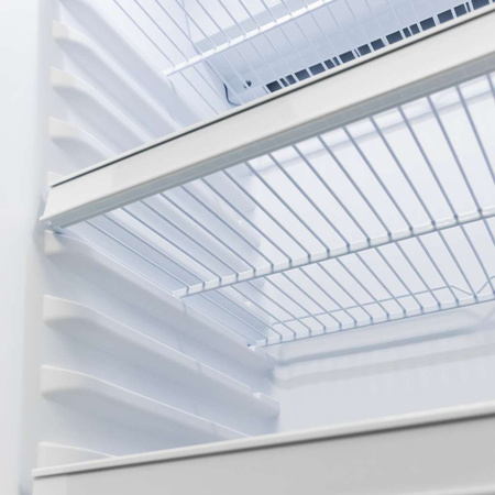 Witryna chłodnicza 1-drzwiowa 388L Mega-M DIEGO i59 White oświetlenie LED