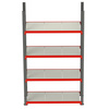 Regał magazynowy 4-półkowy Mega-M FORTIS H-200 cm L-167 cm G-40 cm moduł bazowy N