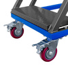 Drabina magazynowa przejezdna Mega-M STANDARD H-150 cm 6 stopni N