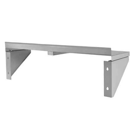 Półka ze stali nierdzewnej wisząca jednopoziomowa Mega-M 90x30 cm