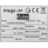 Kuter masarski gastronomiczny ze stali nierdzewnej Mega-M 50 L 1000 kg/h 2200-2800 W