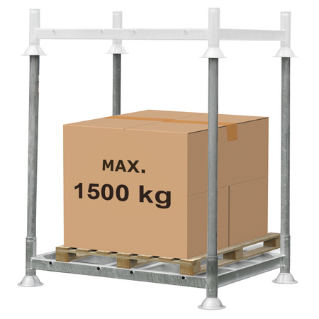 Manurack Mega-M paleta słupkowa 154,5x118x31 cm - pojedynczy mobilrack