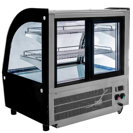 Witryna chłodnicza nastawna Mega-M CLARA MINI S66 S-66 cm G-69 cm inox N