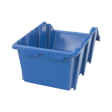 Pojemnik magazynowy Mega-M kuweta warsztatowa L plastikowa 220x355x150 mm niebieski N
