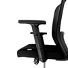 Fotel biurowy obrotowy FURVERO Norma BP/A1D/L1D czarny spełnia wymogi BHP