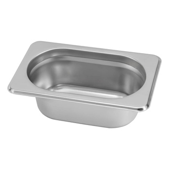Pojemnik GN 1/9 ze stali nierdzewnej Mega-M 17,6x10,8x6,5 cm