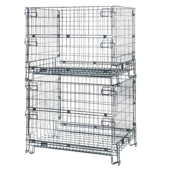 Pojemnik siatkowy gitterbox Mega-M 125x105x98 cm kosz metalowy składany