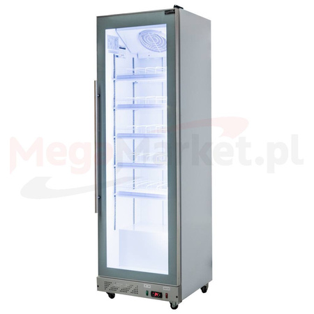 Witryna chłodnicza 1-drzwiowa 501L Mega-M DIEGO R62 Prestige white oświetlenie LED
