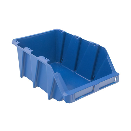 Pojemnik magazynowy Mega-M kuweta warsztatowa L plastikowa 220x355x150 mm niebieski N