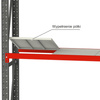 Regał magazynowy 4-półkowy Mega-M FORTIS H-200 cm L-158,5 cm G-50 cm moduł dostawny N