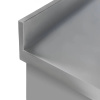 Stół ze stali nierdzewnej przyścienny ze zlewem po prawej stronie i z półką Mega-M S-160 cm G-60 cm H-85 cm N