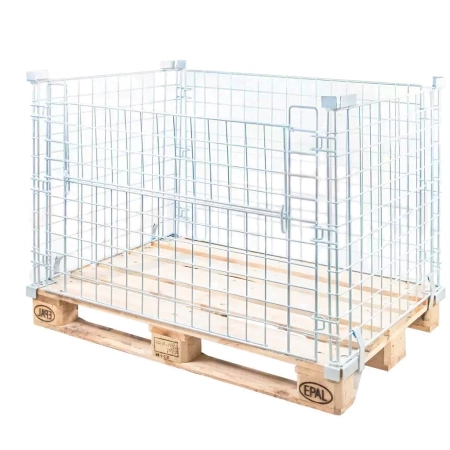 Półka do Gitterboxu nadstawki paletowej ocynk Mega-M 121x75 cm