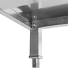 Stół gastronomiczny Mega-M 1400x700/2półki/MDF/N