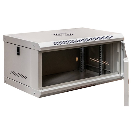 Szafa Rack 19" 6U serwerowa na elektronikę Mega-M wisząca 60x40x30 cm szara