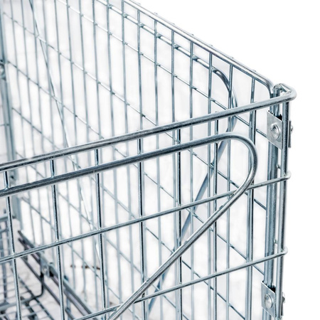 Pojemnik siatkowy gitterbox Mega-M 114x84x98 cm kosz metalowy składany