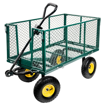Wózek ogrodowy transportowy składany 102 cm x 52 cm x 105 cm 500kg N
