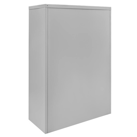 Szafa metalowa na dokumenty Mega-M J-140 szara S-90 cm G-40 cm H-140 cm skręcana N