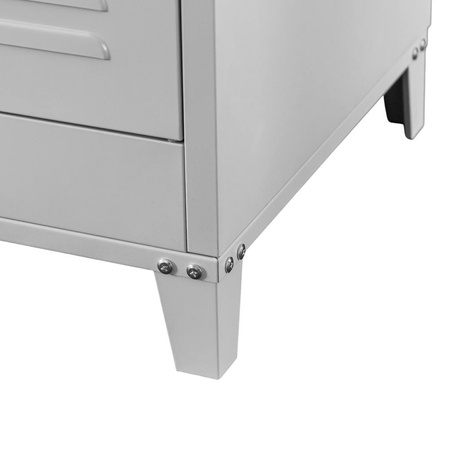 Podstawa ramowa z nóżkami do szafki BHP Mega-M J-80 S-80 cm G-50 cm H-10 cm N