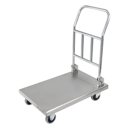 Wózek transportowy ze stali nierdzewnej  Mega-M S-73 cm G-47 N