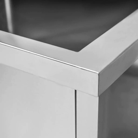 Basen gastronomiczny spawany jednokomorowy Mega-M 80x60x85 cm stal nierdzewna