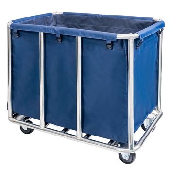 Wózek hotelowy na pranie Mega-M 90x65x83.5 cm niebieski