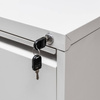 Szafka metalowa kartotekowa Mega-M J-4/S 4 szuflady A4 szara S-46 cm G-64 cm H-133 cm skręcana N